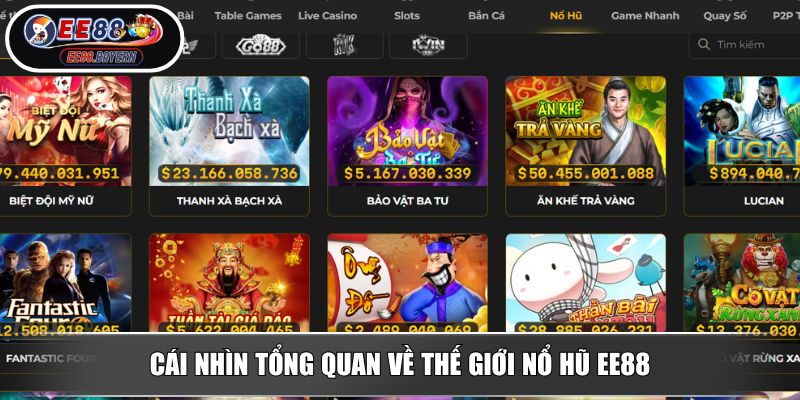Top các tựa game nổ hũ EE88 hot hit 2025