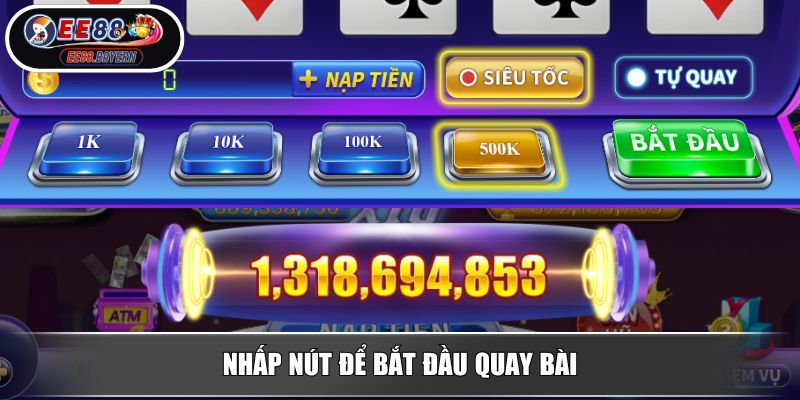 Nổ Hũ Mini Poker - Hướng Dẫn Cách Chơi Và Lưu Ý Quan Trọng 3 Nhấp nút để bắt đầu quay bài