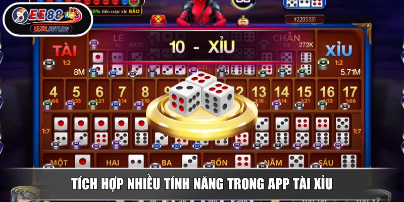 App Tài Xỉu - Cách Chọn Và Sử Dụng Ứng Dụng Hiệu Quả Nhất 3 Tích hợp nhiều tính năng trong app tài xỉu