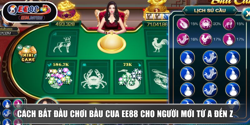 Cách Chơi Bầu Cua EE88 Chi Tiết Cho Người Mới Nhập Môn 4 Cách bắt đầu chơi Bầu Cua EE88 cho người mới từ A đến Z