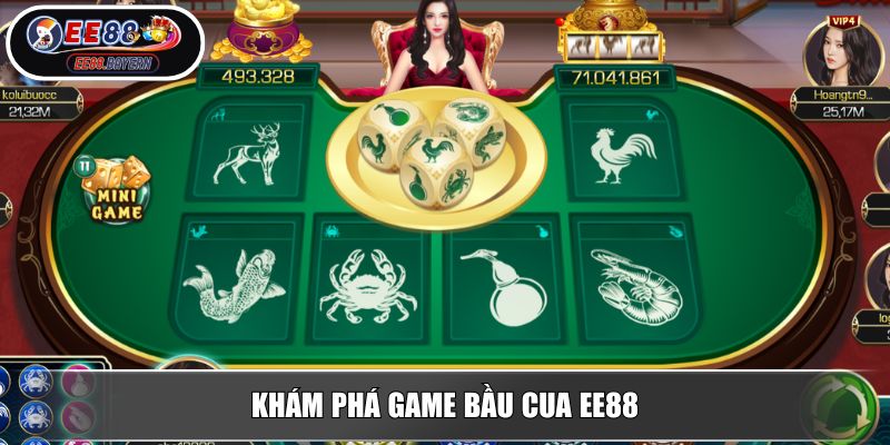 Cách Chơi Bầu Cua EE88 Chi Tiết Cho Người Mới Nhập Môn 2 Khám phá game Bầu Cua EE88