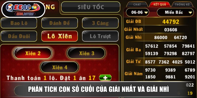 Soi Cầu XSKT Hiệu Quả Theo Phương Pháp Chính Xác Từ EE88 3 Phân tích con số cuối của giải nhất và giải nhì